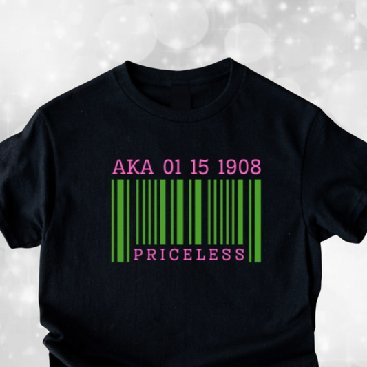 Alpha Kappa Alpha T-shirt - Barcode (B)