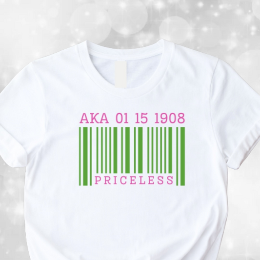 Alpha Kappa Alpha T-shirt - Barcode (W)