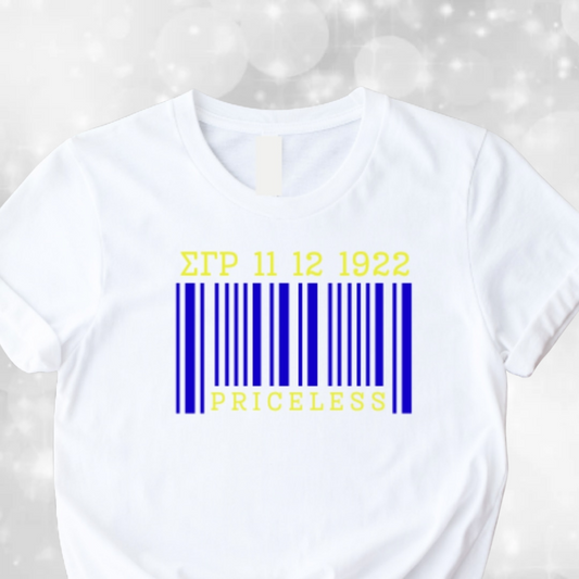 Sigma Gamma Rho T-shirt - Barcode (W)