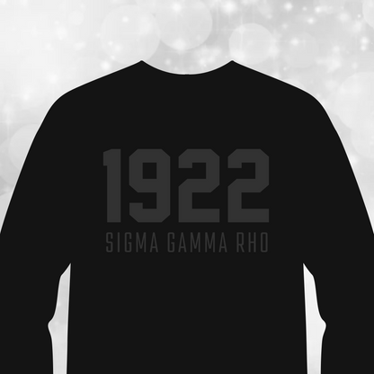 Sigma Gamma Rho T-shirt - Blackout 1922