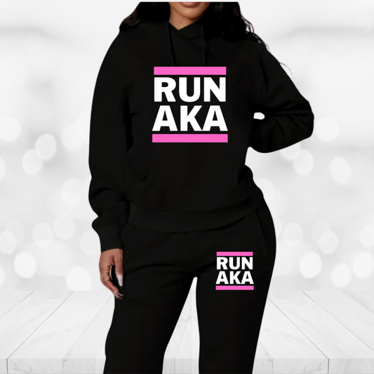 Alpha Kappa Alpha Jogger Sweatsuit - Run Bars